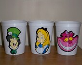 ALICE IN WONDERLAND party favor cups 16 ounce (price is for one cup) Il_170x135