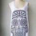 Skull Women Tank Top - WomenTank Top t- Shirts top tunic vest Blouses Ladies Sleeveless Tunic Tops Size M L