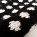 Small Dog Sweater - Black and White Polka Dot