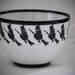 Rare Antique Petersyn Witch Fortune Cup c.1800s Leaf Reading Skull Snake Symbols Teacup