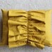 Mustard Yellow Ruffle Pillow Cover