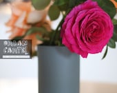 porcelain vase (slate colour)