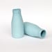 porcelain replica vintage milk bottle mini - (ocean colour)