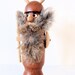 Large Danish Teak Viking Figurine