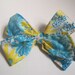 Vintage Lilly Pulitzer Print Hair Bow
