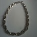 Coro Pegasus Silver Tone Heavyweight Choker Necklace 1950s Vintage Jewelry
