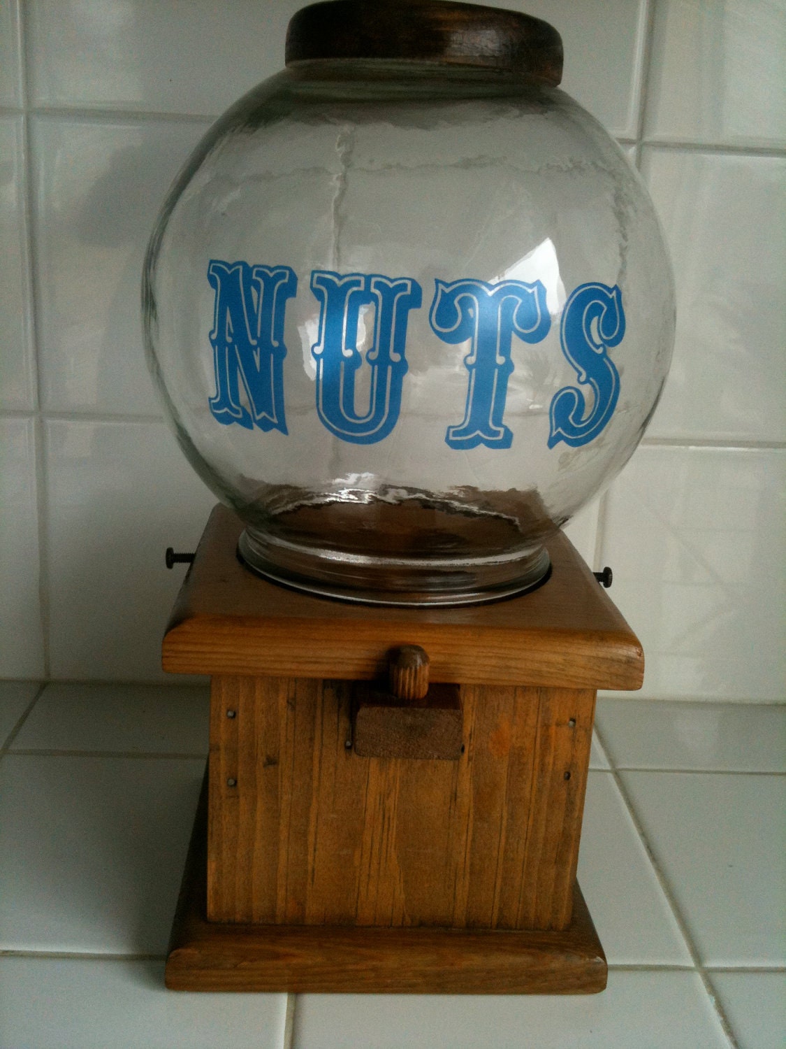 Vintage Nut Dispenser by YoungHeartOldSoul on Etsy