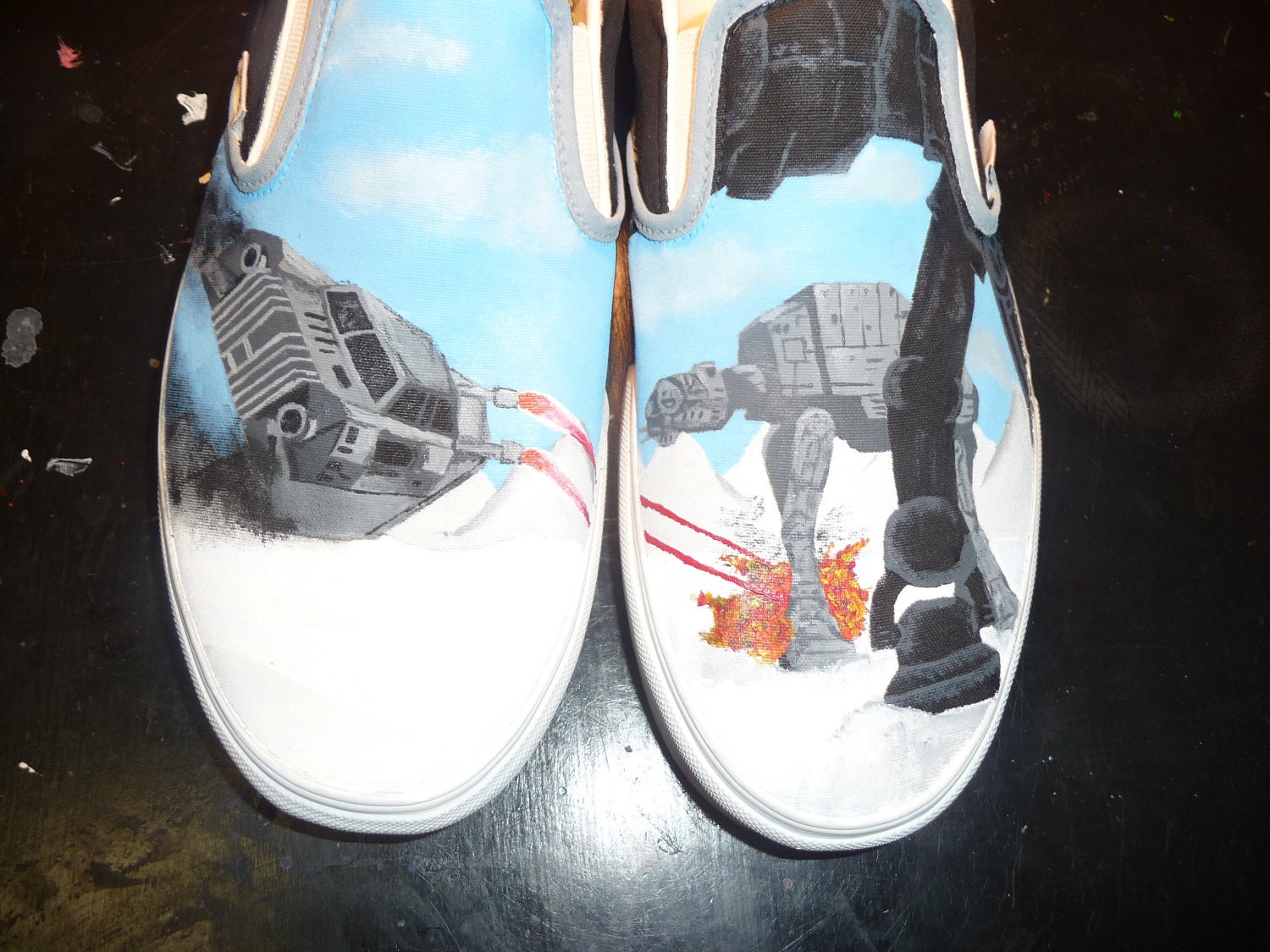 Custom Hand Painted Shoes - Star Wars