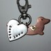 Doxie Love Dachshund Keychain