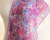 Vintage Pretty Purple Scarf
