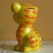 Vintage Tiger Kitty Cat Piggy Bank 1970s