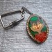 Rare soviet Keychain key ring trinket - Cat Leopold a children character from popular russian cartoon. Made in the USSR.
