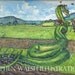 Harvest Wurm Watercolor Original - Magic the Gathering