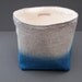organic dip-dyed natural blue Indigo linen fabric storage basket box for all sorts of nick-nacks to be stored in