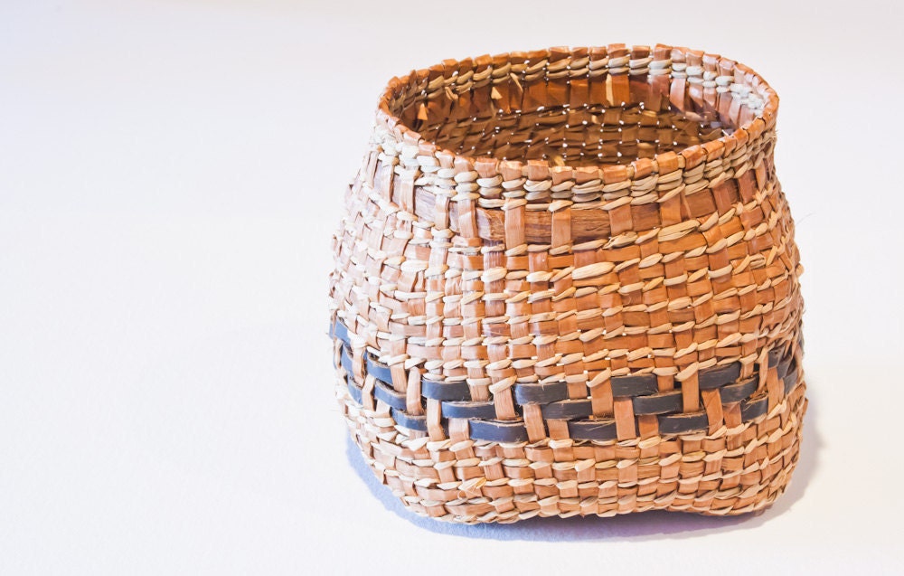 Cedar Bark and Sweet Grass Basket