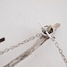 Driftwood Necklace, blue, white and grey patterns