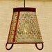 Hanging Light - Industrial Pendant Light - Vintage Metal Olive Basket from Italy
