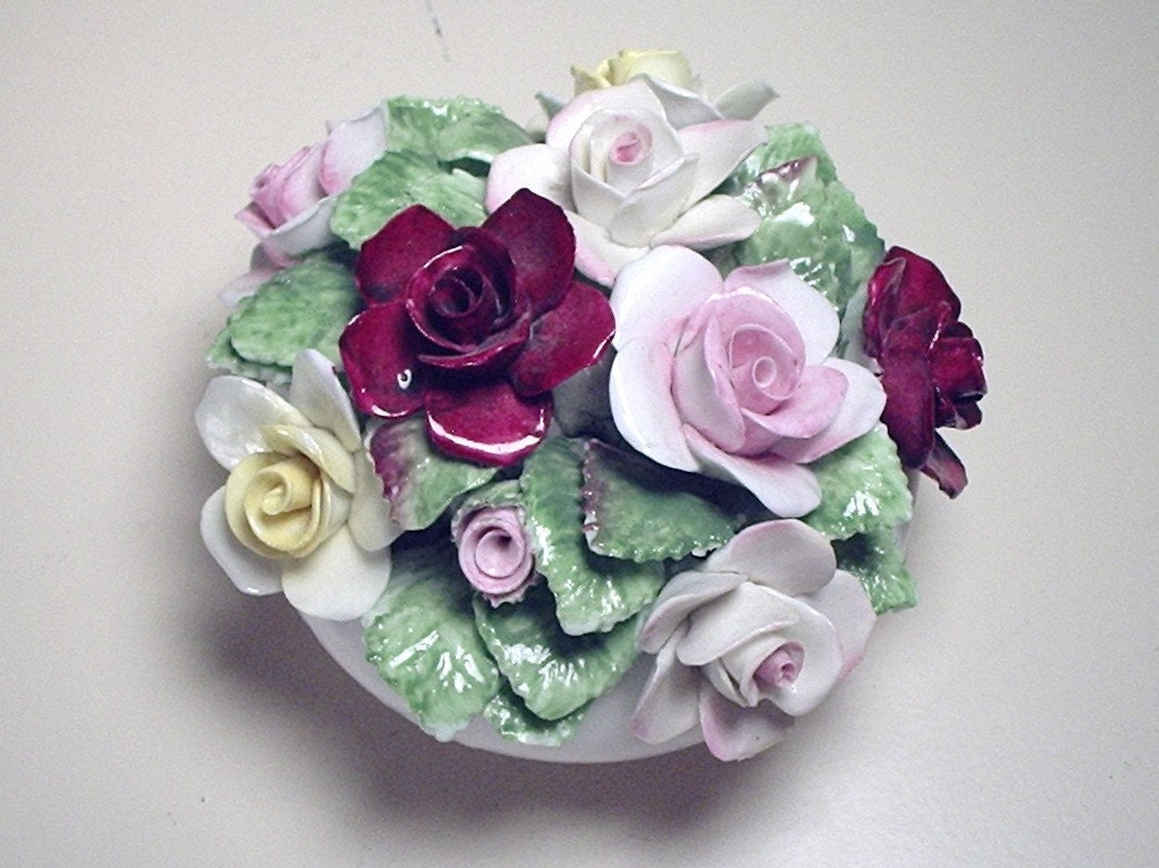 Royal Doulton Bone China Flower Bouquet by HabitShmabit on Etsy