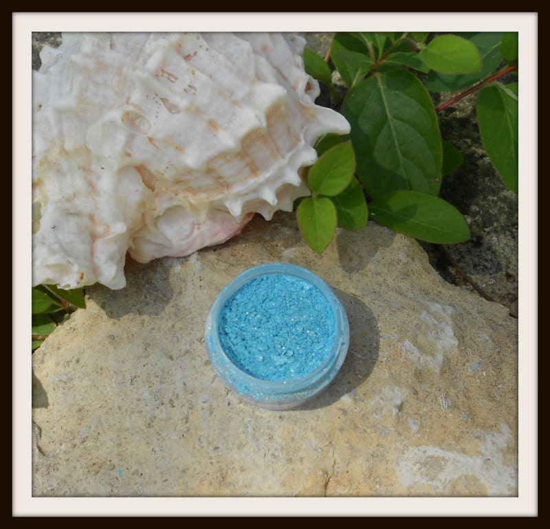 Vegan Eye Shadow, Cosmetics, Bermuda Blue 5 grams