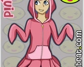 Squid Vest, Costume, Hoodie, Vest, Jacket, Hand-made, Cosplay