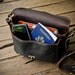 Gypsy Nomad Cross-Body Black Leather Purse