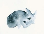Fine Art Giclee Print from Original Watercolor - Ghost Fawn