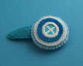 X-Men Felt Barrette or pin-- Iceman