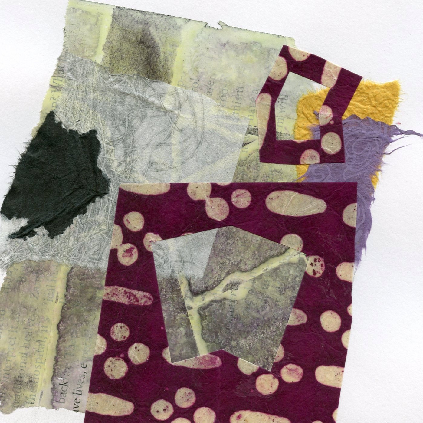 original collage - A Touch Off Centre
