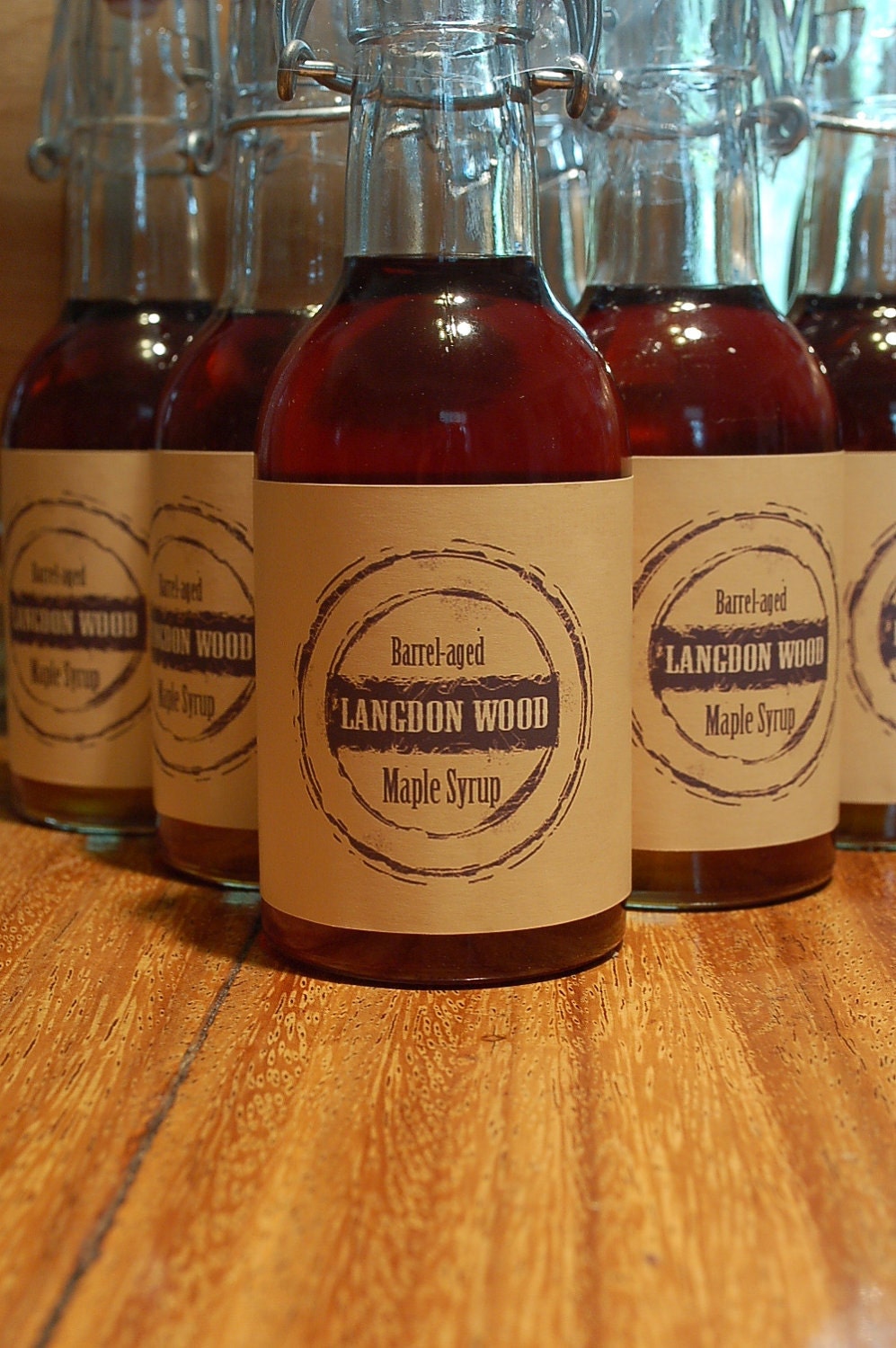 SIX PACK of Small Bottles -  Barrel Aged Maple Syrup