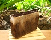 ON SALE- Handmade Chocolate Espresso Soap with Kona coffee - Made with Aloha - Gifted to Ryan Gosling with The Artisan Group