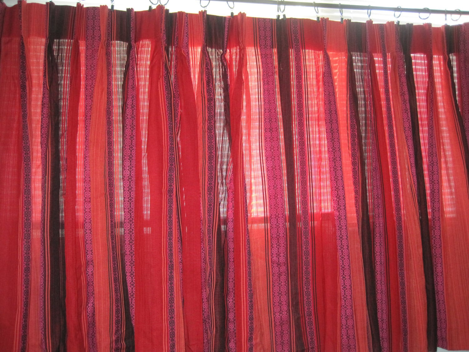 Black And Red Curtains For Living Room Cheap Red Kitchen Curtains