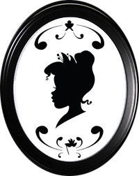 Princess Tiana Framed Silhouette by joshadams1 on Etsy