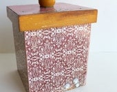 Boho Altered Wood Box, Trinket Box ,Jewelry Box, Stash Box, Home Decor, Moroccan Box