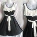 Soft Cocktail Dress - Sweet Heart Cotton Party Dress - Lovely Girl Little Dark Grey Dress