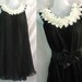 Rose Ruffled Cocktail Dress - Sweet Heart Chiffon Party Dress - Little Black Dress