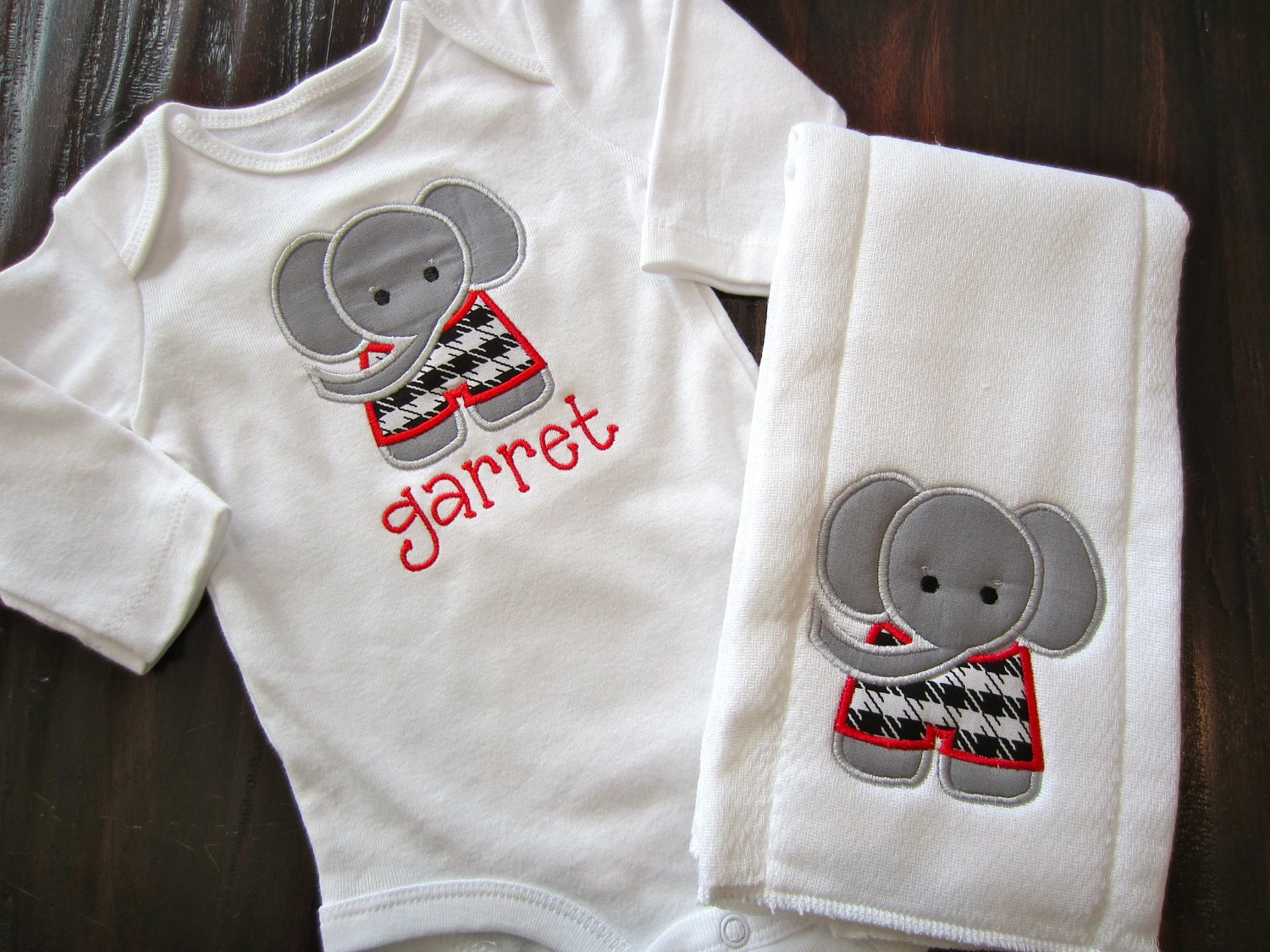 Alabama Onesie & Burp Cloth