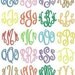Monogrammed English Bib