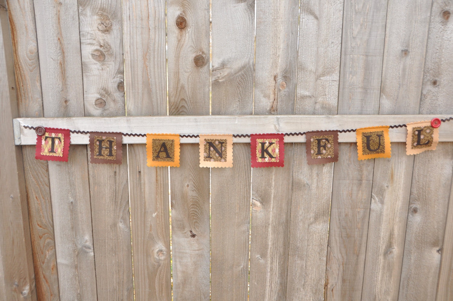 Thanksgiving Felt Banner "Thankful"