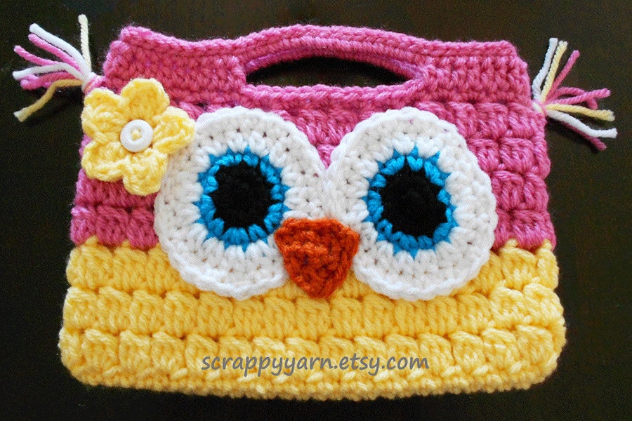 Crochet Owl Purse
