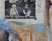 art // print // giclee // collage // "Me & Chrissy"