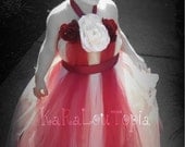 Flower Girl Dress Tutu dress for ANY size, ANY color Formal, Elegant, Perfect for weddings custom order to match your bridal party