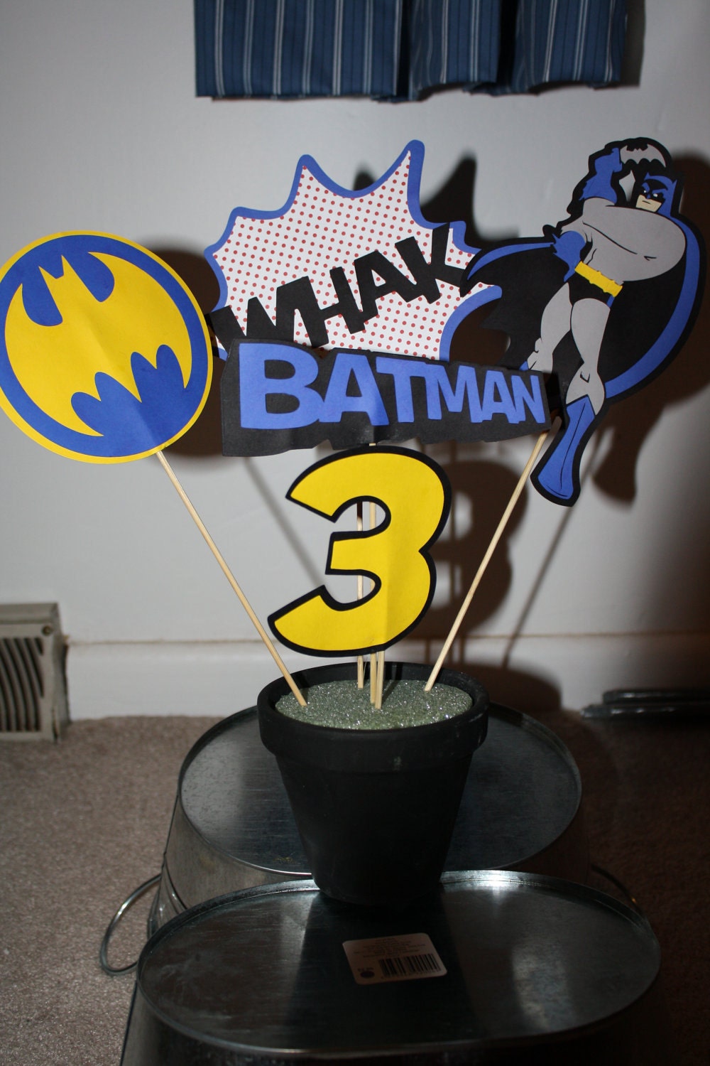 Items similar to Batman/Super Hero Centerpiece on Etsy