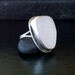 Sea Glass Ring-Light Pink Pastel-California Sea Glass-Sterling Silver