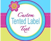 CUSTOM TEXT - Tented Labels Il_170x135