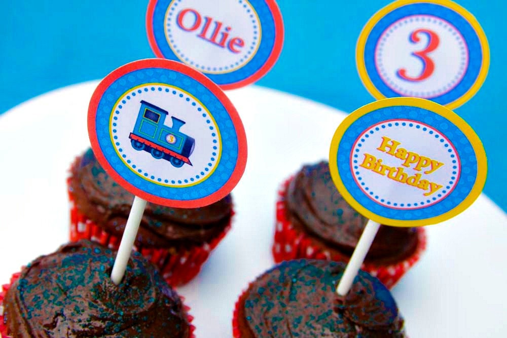 THOMAS Inspired TRAIN Party - Printable Train Party PACKAGE Il_170x135