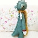 Crochet Pattern Doll "DIRK the dragon / dinosaur" PDF