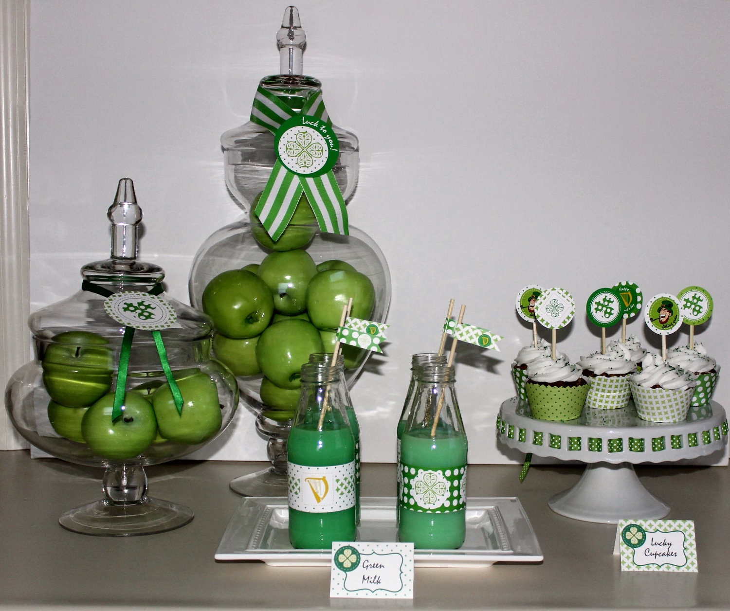 St. PATRICK'S day Printable Package - I Feel Green Design collection - Instant Download Il_570xn
