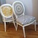 Classy Chic Round Back French Bergere Chairs ON HOLD for Kate