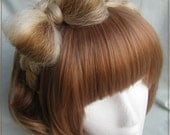 Blonde & reddish brown mix braided hair headband