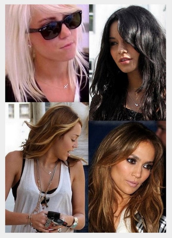 Sideways Cross Necklace, Sterling Silver, Kelly Ripa, Celebrity Inspired, Horizontal Necklace